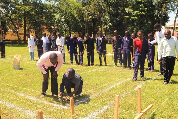The Civil and Structural Engineering workshop coordinator Mr. Geoffrey Mwasame1