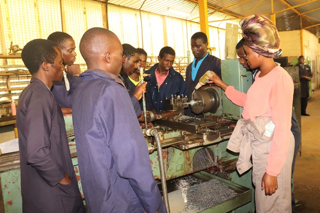 The Civil and Structural Engineering workshop coordinator Mr. Geoffrey Mwasame2