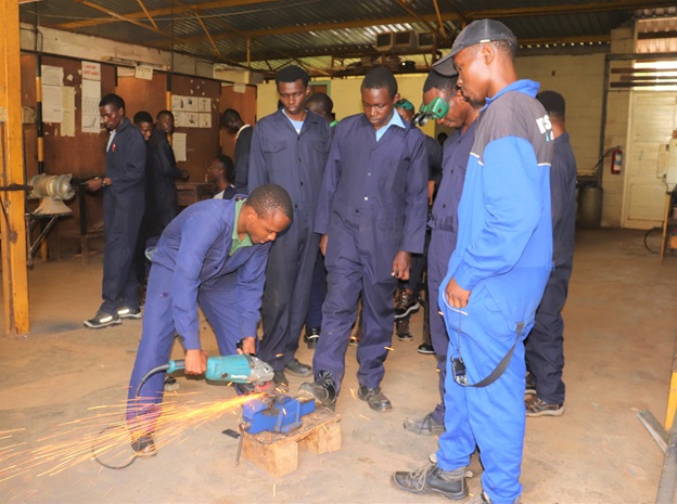 The Civil and Structural Engineering workshop coordinator Mr. Geoffrey Mwasame3