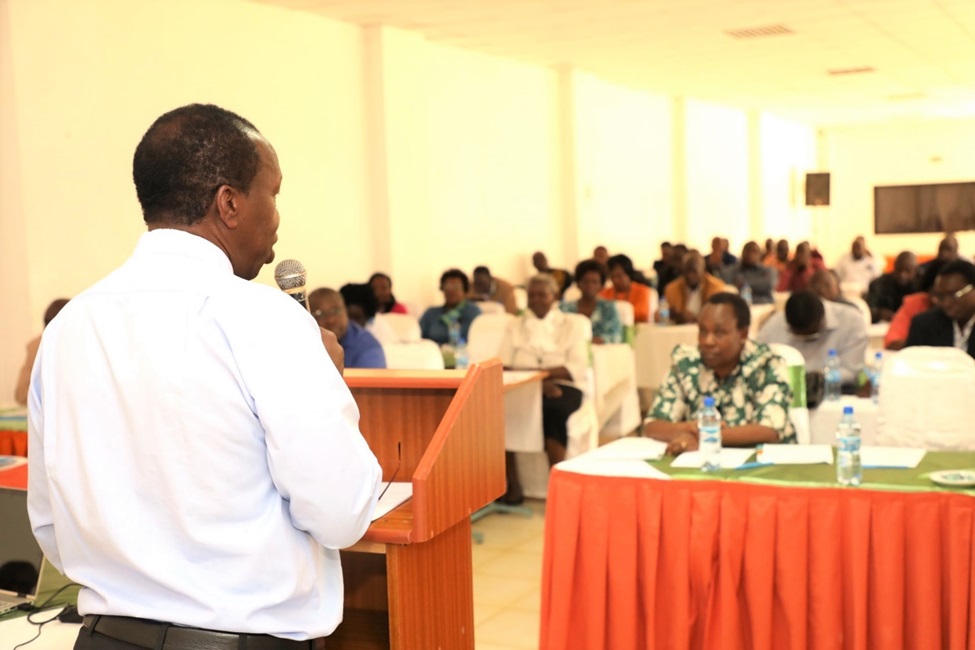The Vice Chancellor Prof. Solomon Shibairo making his remarks1